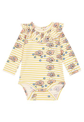 Baby Bedruckter Body aus Baumwoll-Jersey