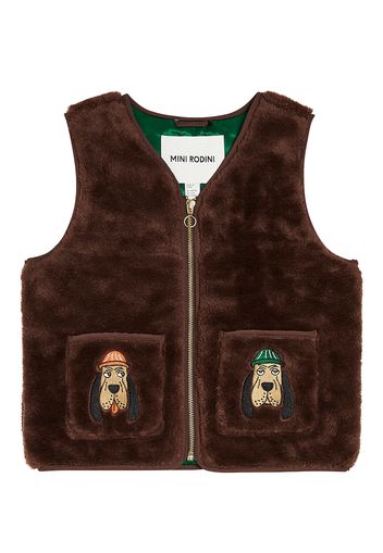 Weste Bloodhound aus Faux Fur