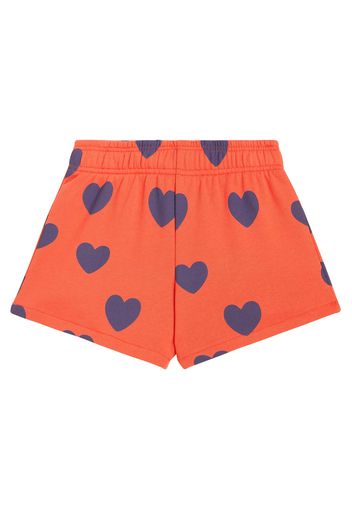 Shorts Hearts aus Baumwoll-Jersey