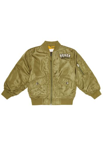 Bestickte Bomberjacke