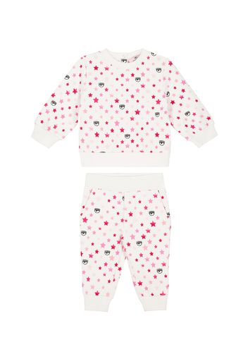 X Chiara Ferragni Baby Set aus Pullover und Jogginghose