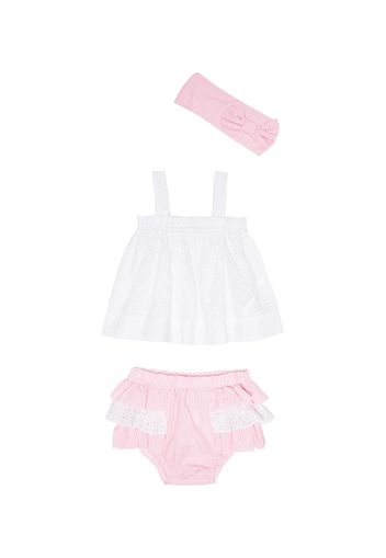 Baby Set aus Haarband, Top und Höschen