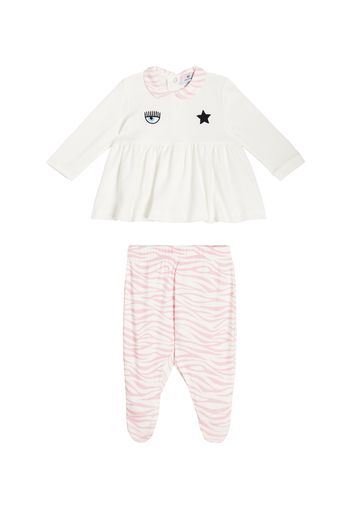 X Chiara Ferragni Baby Set aus Top und Hose