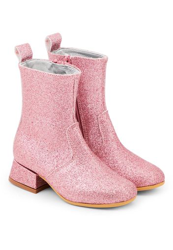 Ankle Boots mit Glitter