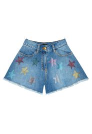 Verzierte Jeansshorts