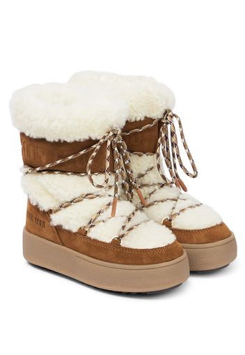 Schneestiefel Jtrack Junior aus Shearling und Veloursleder