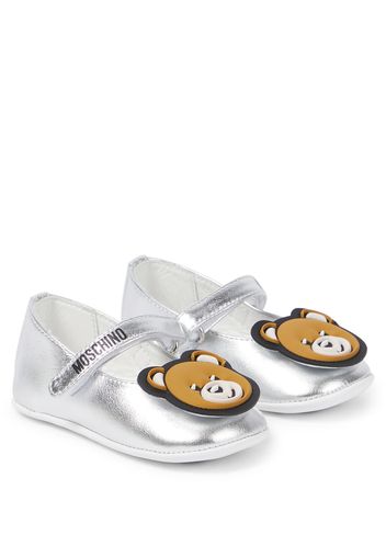 Baby Schuhe aus Metallic-Leder