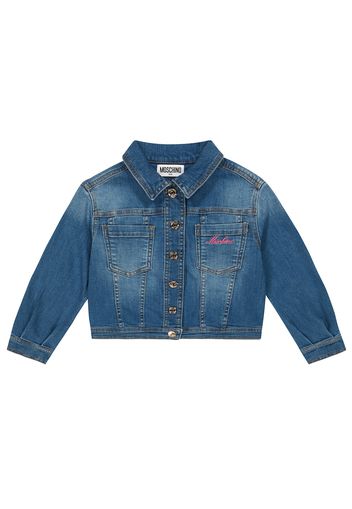 Bestickte Jeansjacke