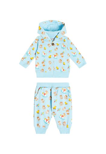 Baby Bedruckter Jogginganzug aus Baumwoll-Jersey