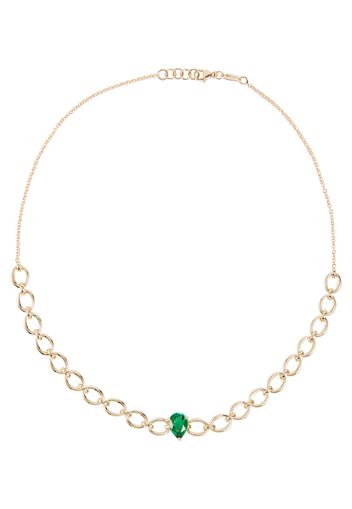 Halskette Catena aus 18kt Gold mit Smaragden