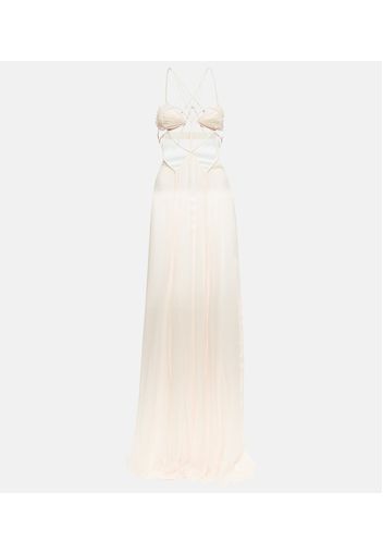 Bridal Robe aus Seiden-Chiffon