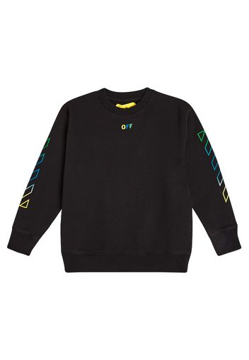 Sweatshirt Arrow Rainbow aus Jersey