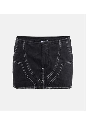 Low-Rise Jeansrock