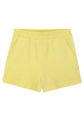 Shorts aus Samt-Jersey