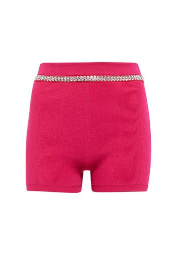 Verzierte High-Rise Shorts