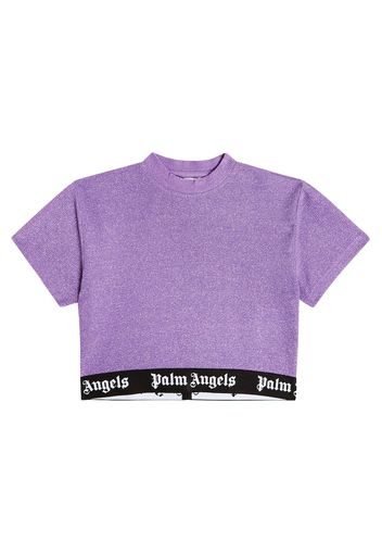 Cropped-Top aus Jersey