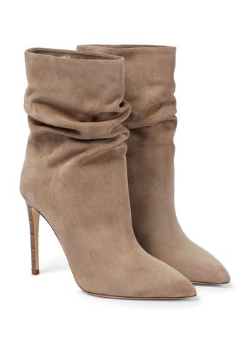 Ankle Boots aus Veloursleder