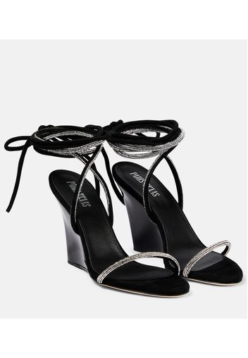 Verzierte Wedge-Sandalen Willow