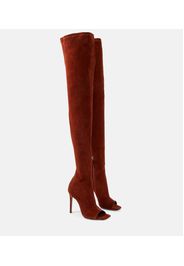 Overknee-Stiefel Amanda 105 aus Veloursleder