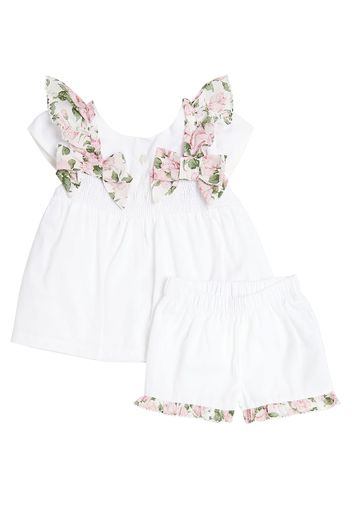 Baby Set aus Top und Shorts aus Baumwolle