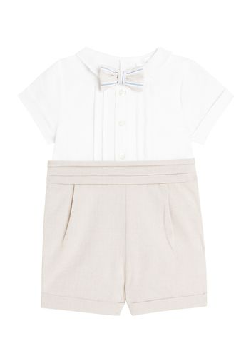 Baby Set aus Top und Hose aus Leinen