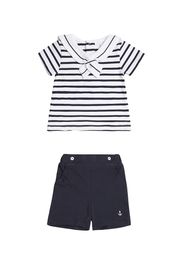 Baby Set aus T-Shirt und Shorts aus Baumwolle