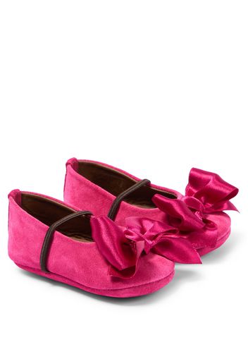 Baby Ballerinas aus Veloursleder