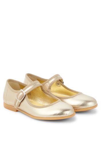 PèPè Ballerinas aus Metallic-Leder