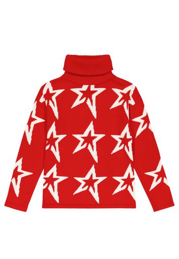 Rollkragenpullover Star Dust aus Wolle