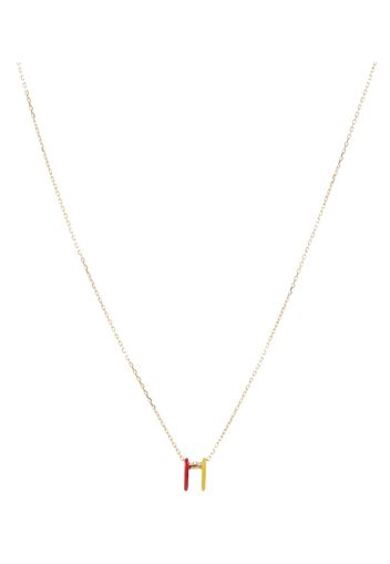 Exklusive bei Mytheresa – Halskette aus 18kt Gelbgold und Emaille