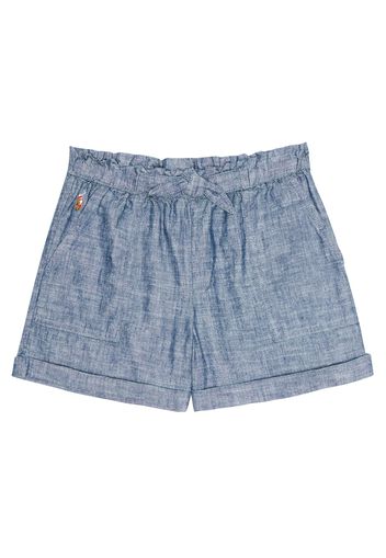 Shorts aus Chambray