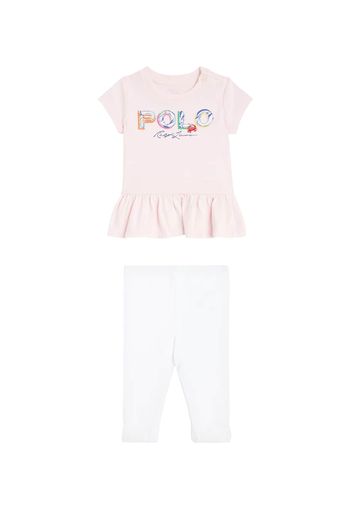 Baby Set aus T-Shirt und Leggings aus Baumwolle