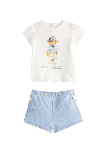 Baby Set Polo Bear aus T-Shirt und Shorts