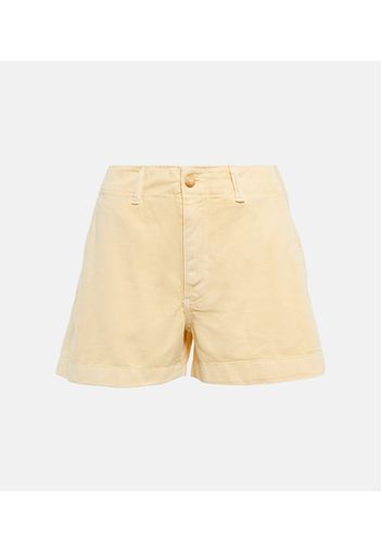 Mid-Rise Shorts aus Baumwolle