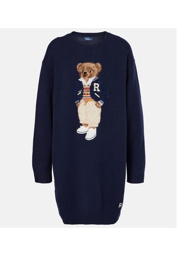 Pulloverkleid Polo Bear aus Wolle und Kaschmir