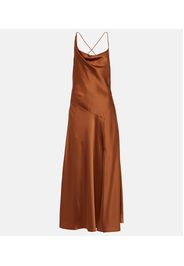 Maxikleid aus Satin