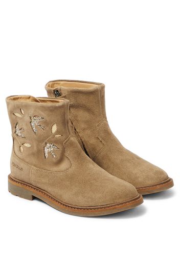 Ankle Boots Sister Birdy aus Veloursleder