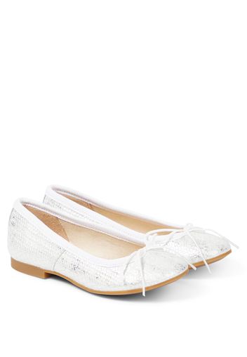 Ballerinas Dory aus Metallic-Leder