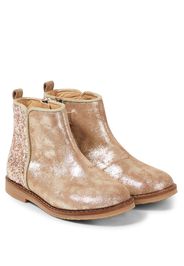 Ankle Boots Trip Back aus Metallic-Leder