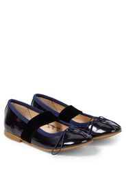 Ballerinas aus Lackleder