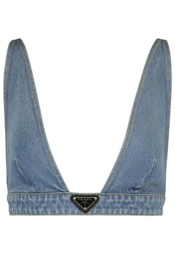 Bralette aus Denim