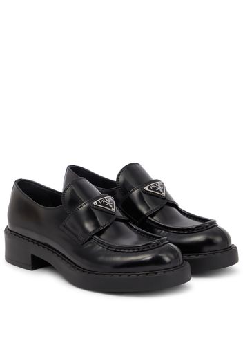 Loafers aus Leder