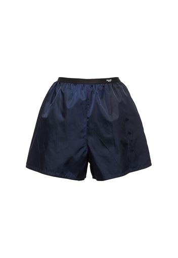 High-Rise Shorts aus Re-Nylon