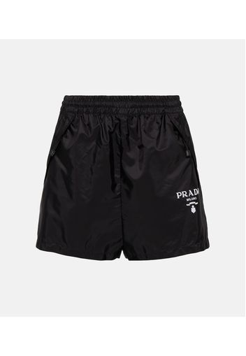 High-Rise Shorts aus Re-Nylon