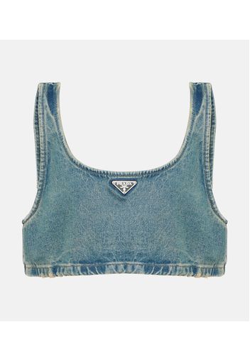 Bralette aus Denim