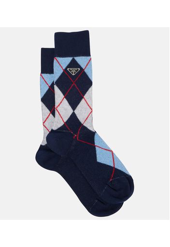 Socken aus einem Baumwollgemisch