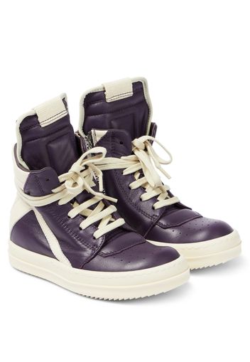 High-Top Sneakers Geobasket aus Leder