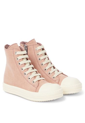 High-Top Sneakers aus Denim