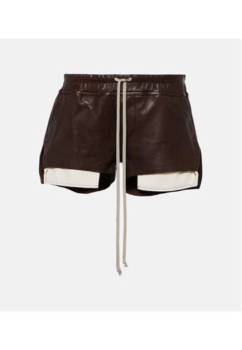 Shorts aus Leder