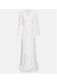 Bridal Maxikleid Mya mit Federn